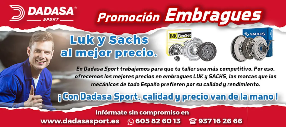 Luk y Sachs al mejor precio, solo en Dadasa Sport.